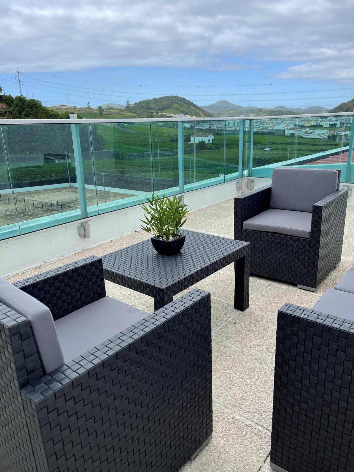 Penthouse Terrace Apartment Ponta Delgada Kültér fotó